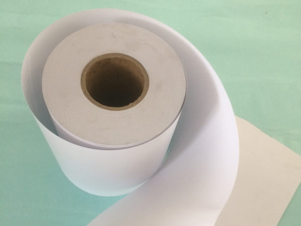 80um透明PVC140克白底背膠