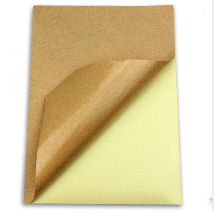 a4牛皮紙不干膠打印紙